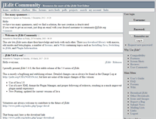 Tablet Screenshot of community.jedit.org