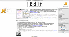 Desktop Screenshot of jedit.org